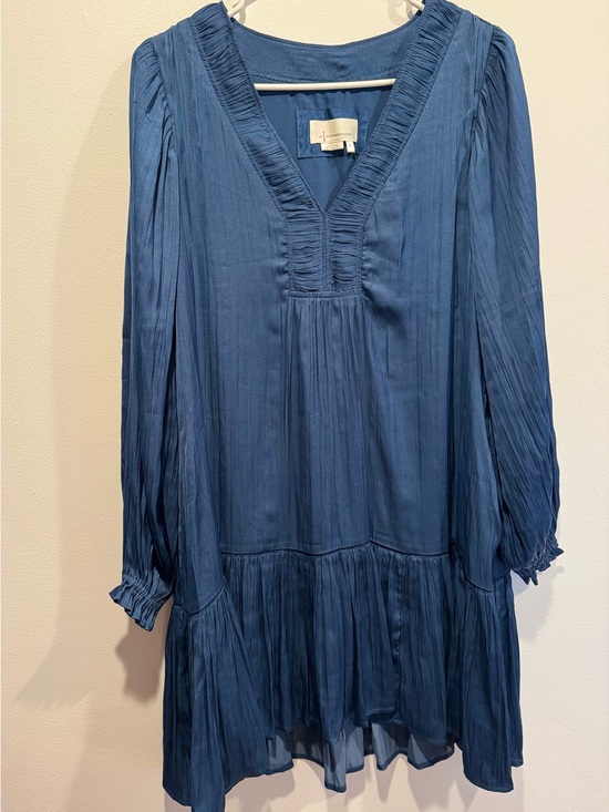 Anthropologie Dresses & Skirts - Anthropologie Blue Sabia Flounced Tunic Dress